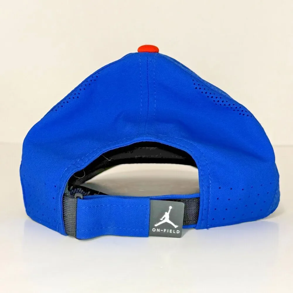 Florida Gators Jordan On Field Adjustable Hat Blue NCAA Cap Perf Strapback
